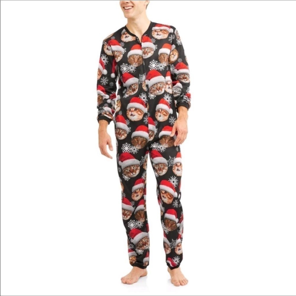 Dec. 25th car print‎ men’s Christmas inside pajama lounge wear L
